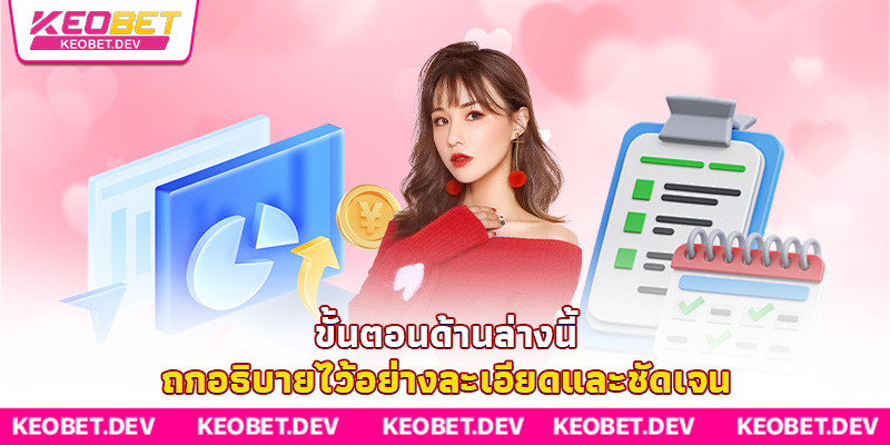 ขั้นตอนด้านล่างนี้ถูกอธิบายไว้อย่างละเอียดและชัดเจน ขั้นตอนด้านล่างนี้ถูกอธิบายไว้อย่างละเอียดและชัดเจน