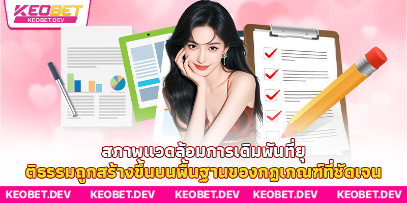 สภาพแวดล้อมการเดิมพันที่ยุติธรรมถูกสร้างขึ้นบนพื้นฐานของกฎเกณฑ์ที่ชัดเจน สภาพแวดล้อมการเดิมพันที่ยุติธรรมถูกสร้างขึ้นบนพื้นฐานของกฎเกณฑ์ที่ชัดเจน