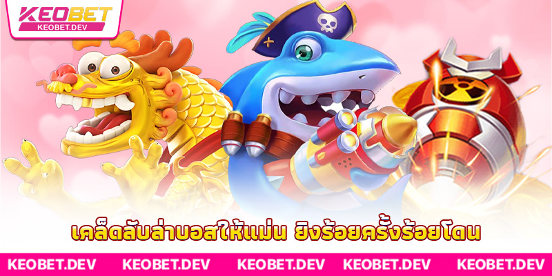 เคล็ดลับล่าบอสให้แม่น ยิงร้อยครั้งร้อยโดน เคล็ดลับล่าบอสให้แม่น ยิงร้อยครั้งร้อยโดน